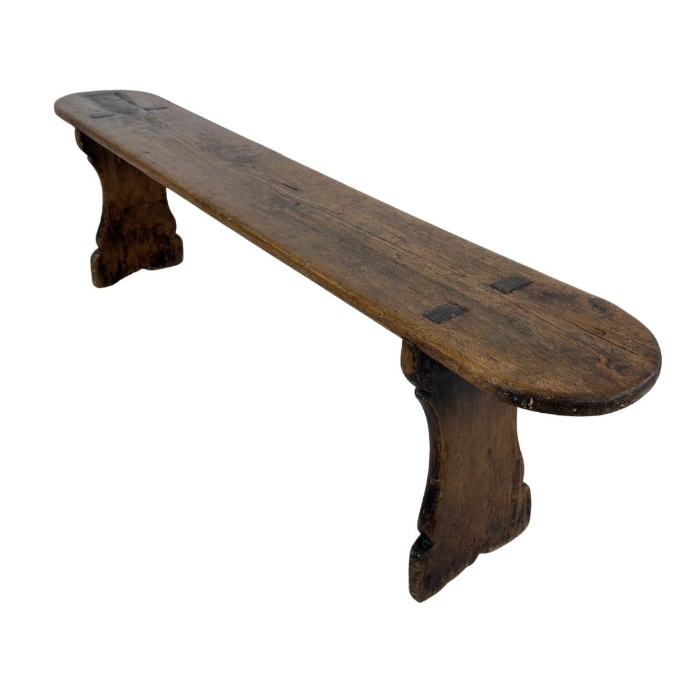 ANTIQUE FARMHOUSE BENCH (1 of 8)
