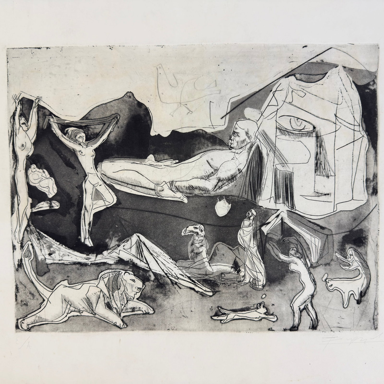 FERENC BUGYIL ETCHING - 3