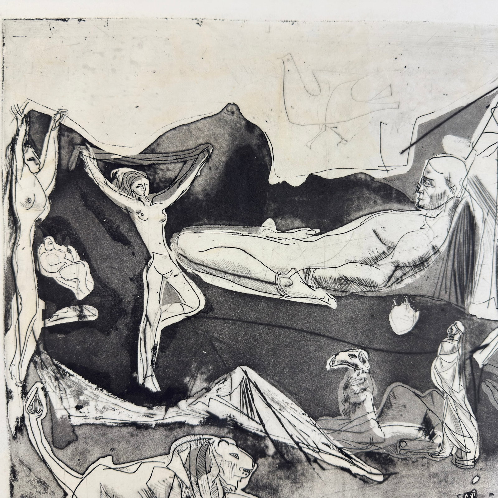 FERENC BUGYIL ETCHING - 4