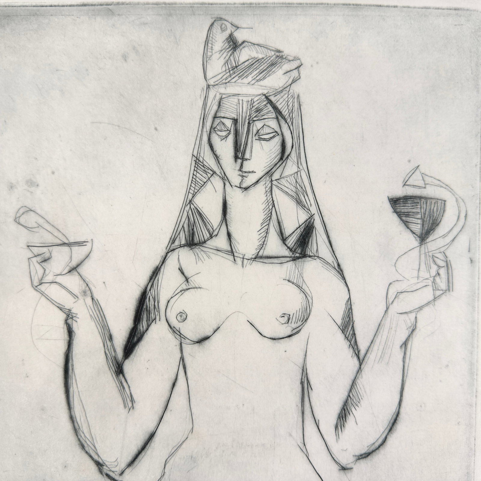 FERENC BUGYIL ETCHING - 5