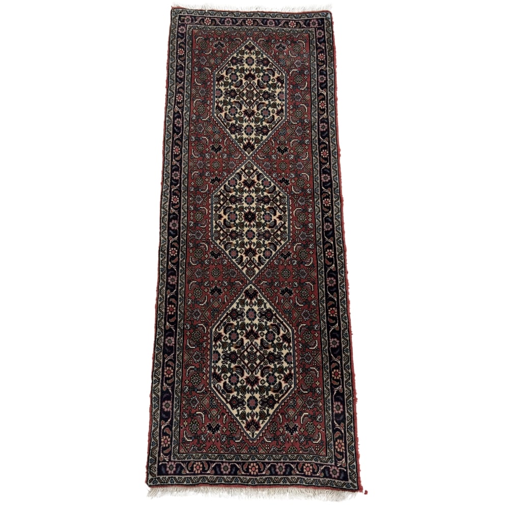 HAND-KNOTTED PERSIAN BIDJAR RUNNER RUG (1 of 6)