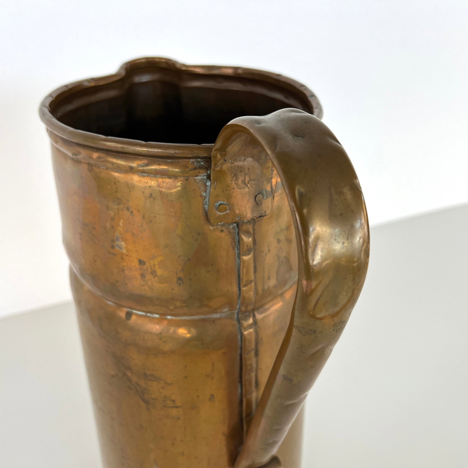 ANTIQUE COPPER JUG - 4