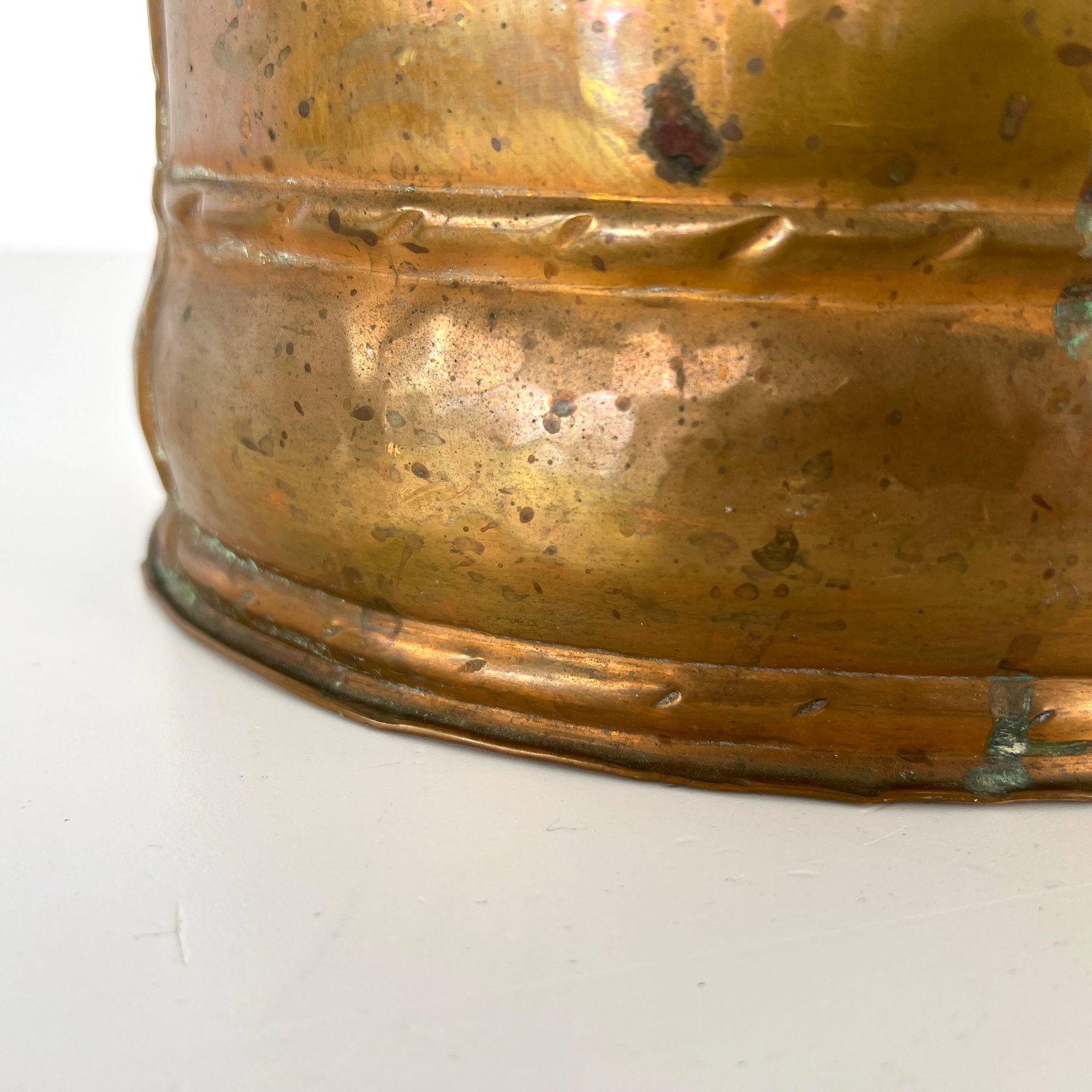 ANTIQUE COPPER JUG - 6