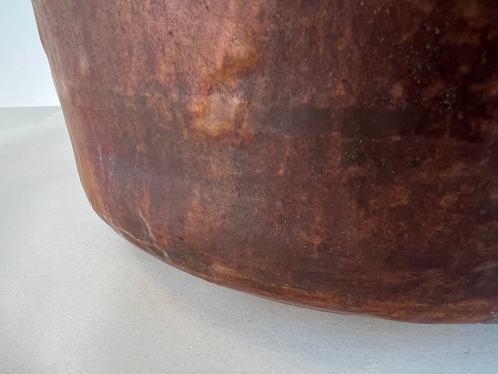 ANTIQUE COPPER CAULDRON - 7