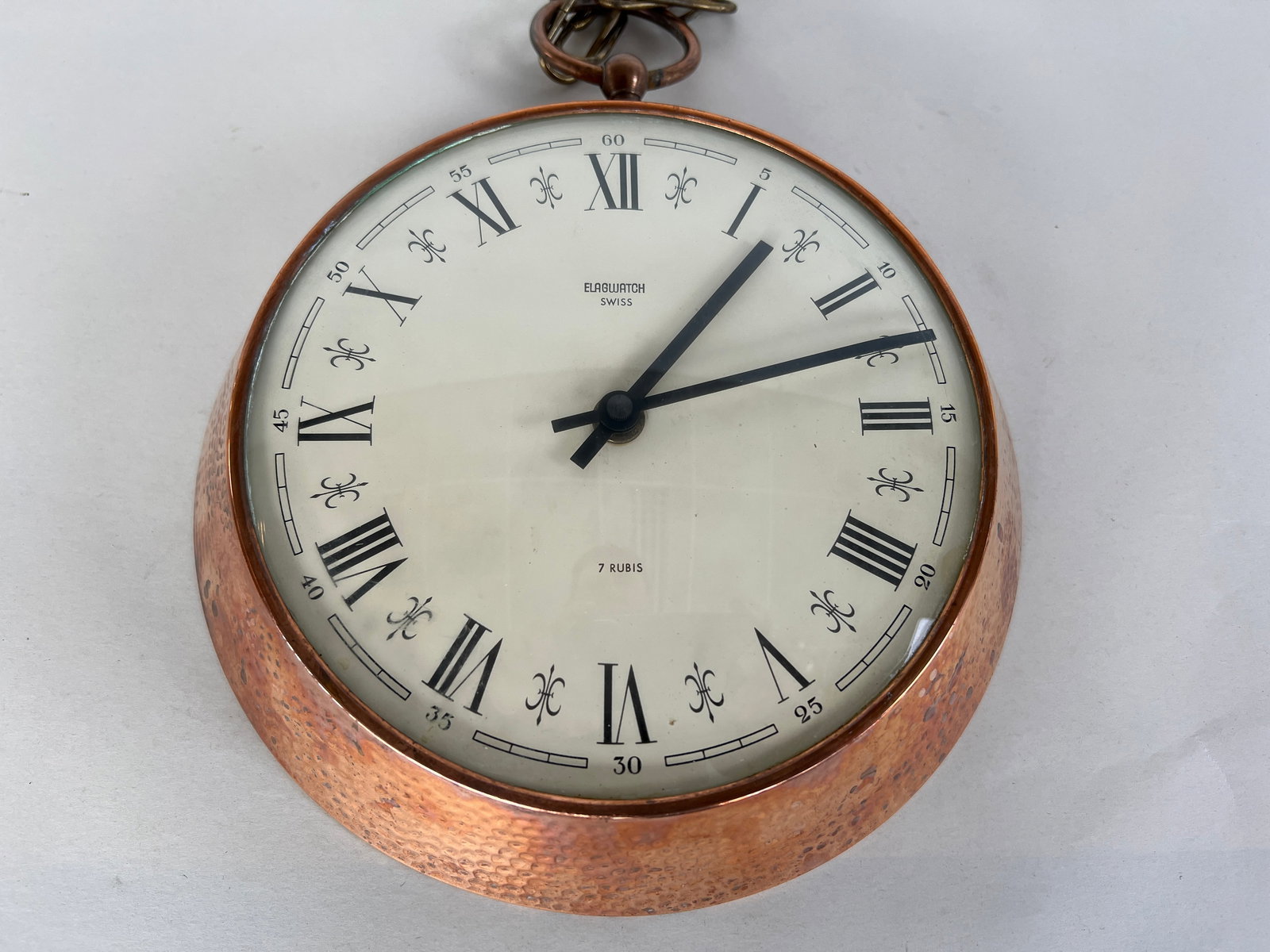 7 RUBIS COPPER CLOCK - 3