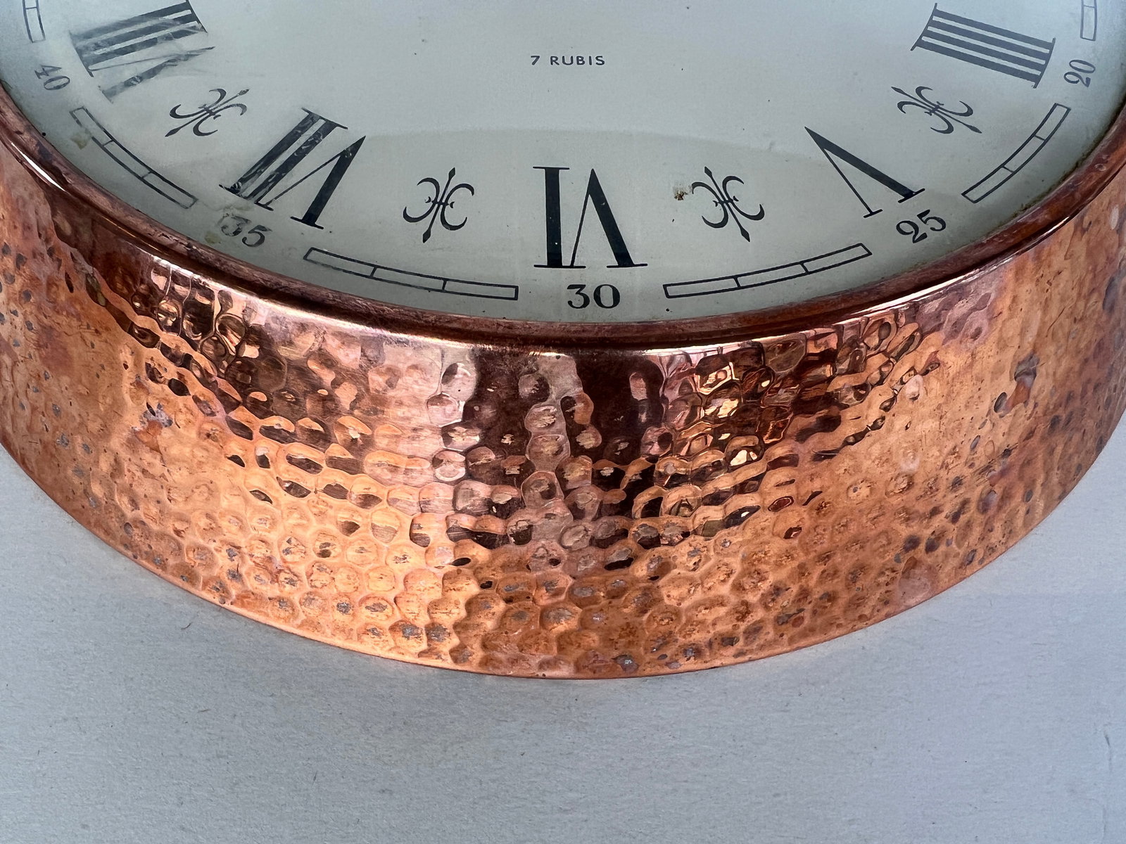7 RUBIS COPPER CLOCK - 4