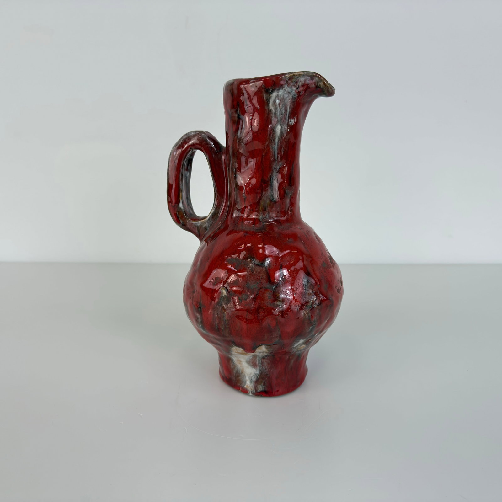 VINTAGE CERAMIC PITCHER VASE (1 of 8)