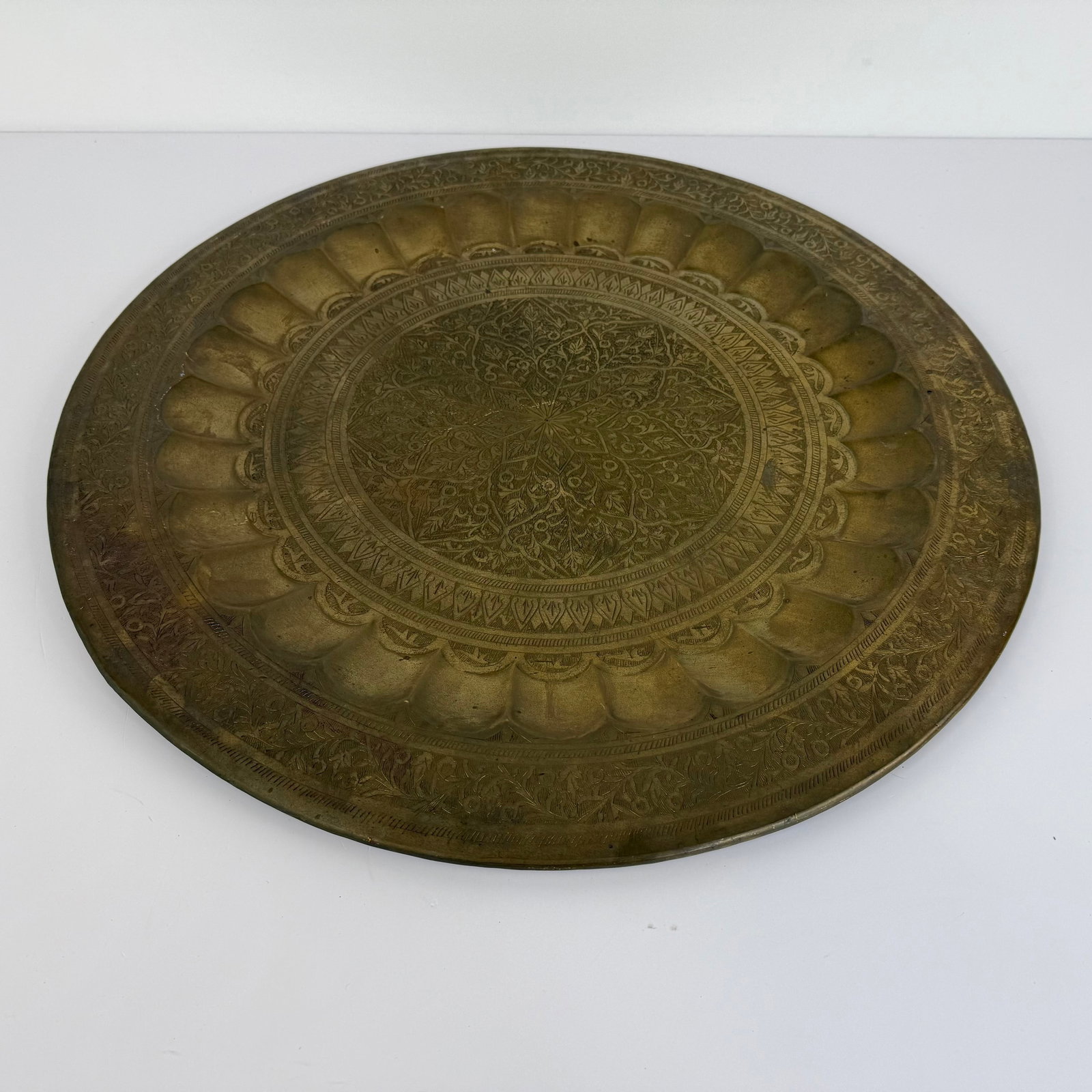 MIDDLE EASTERN BRASS PLATE - 2