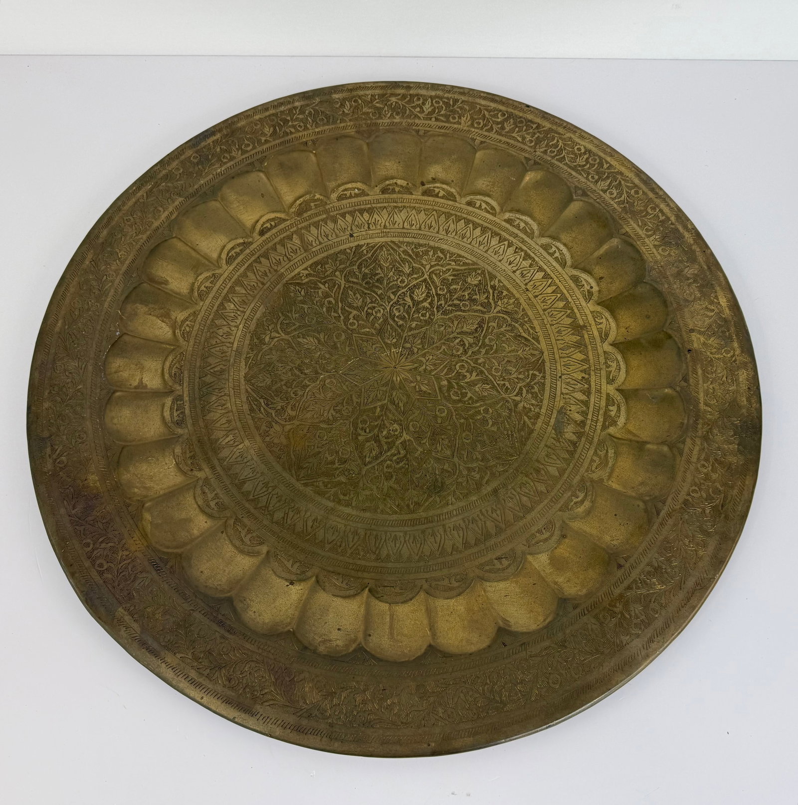 MIDDLE EASTERN BRASS PLATE - 3