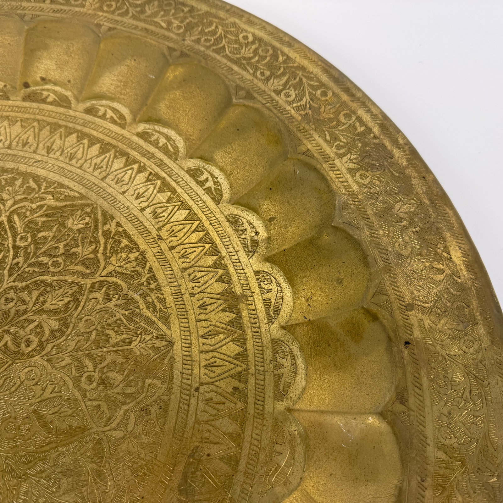 MIDDLE EASTERN BRASS PLATE - 4