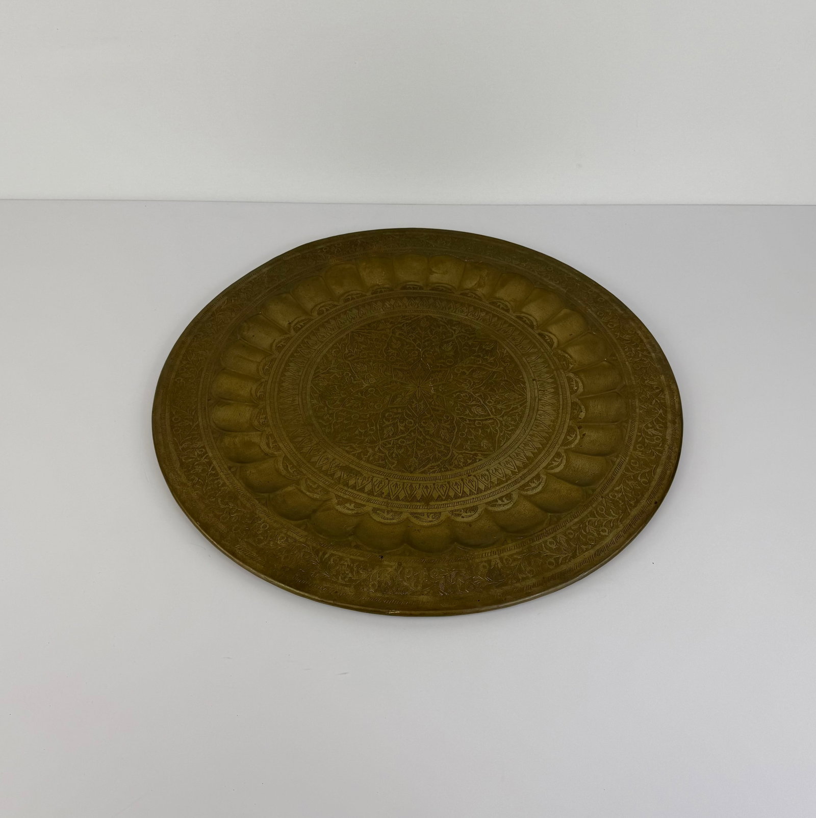 MIDDLE EASTERN BRASS PLATE - 5