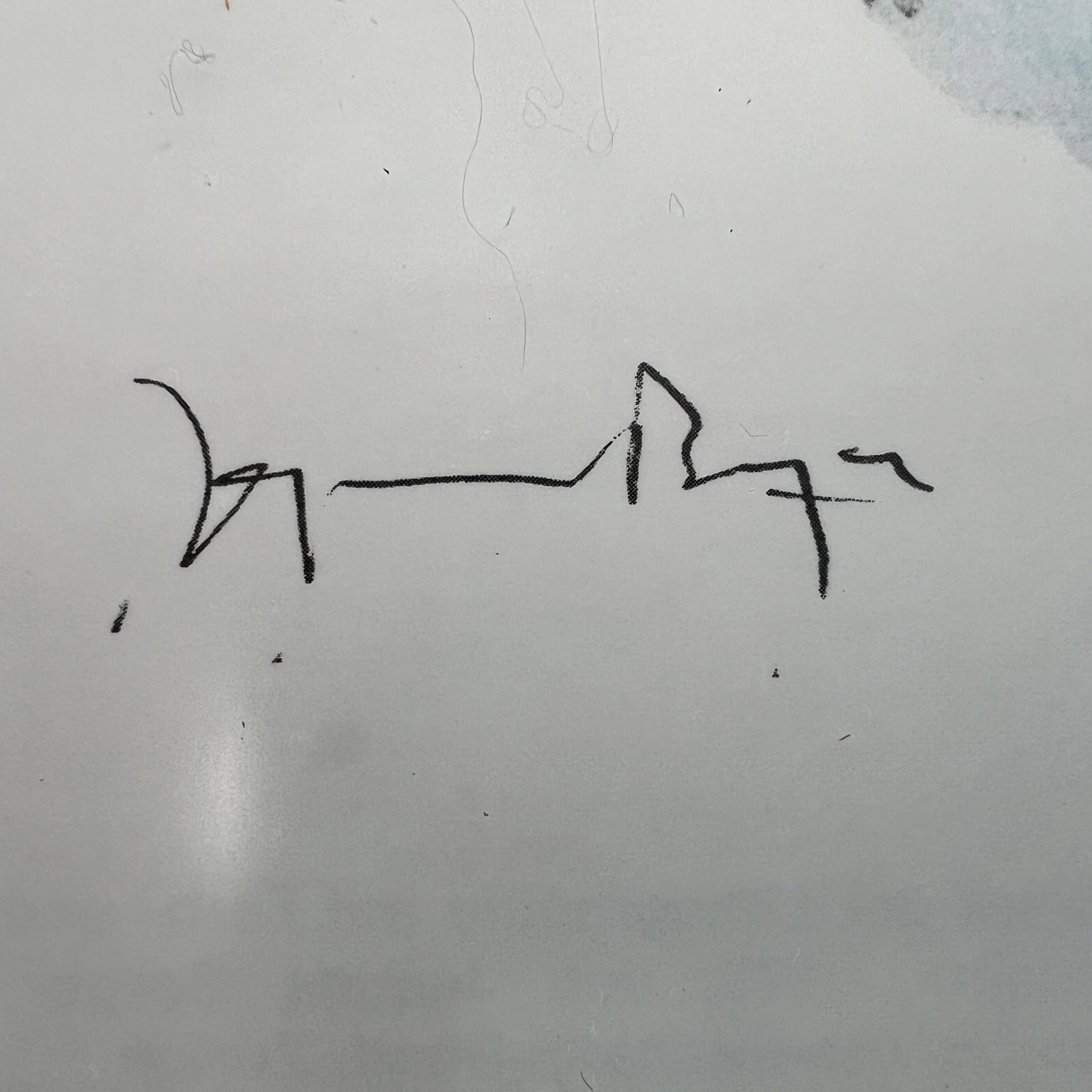 ABSTRACT PRINT, SIGNED - 4