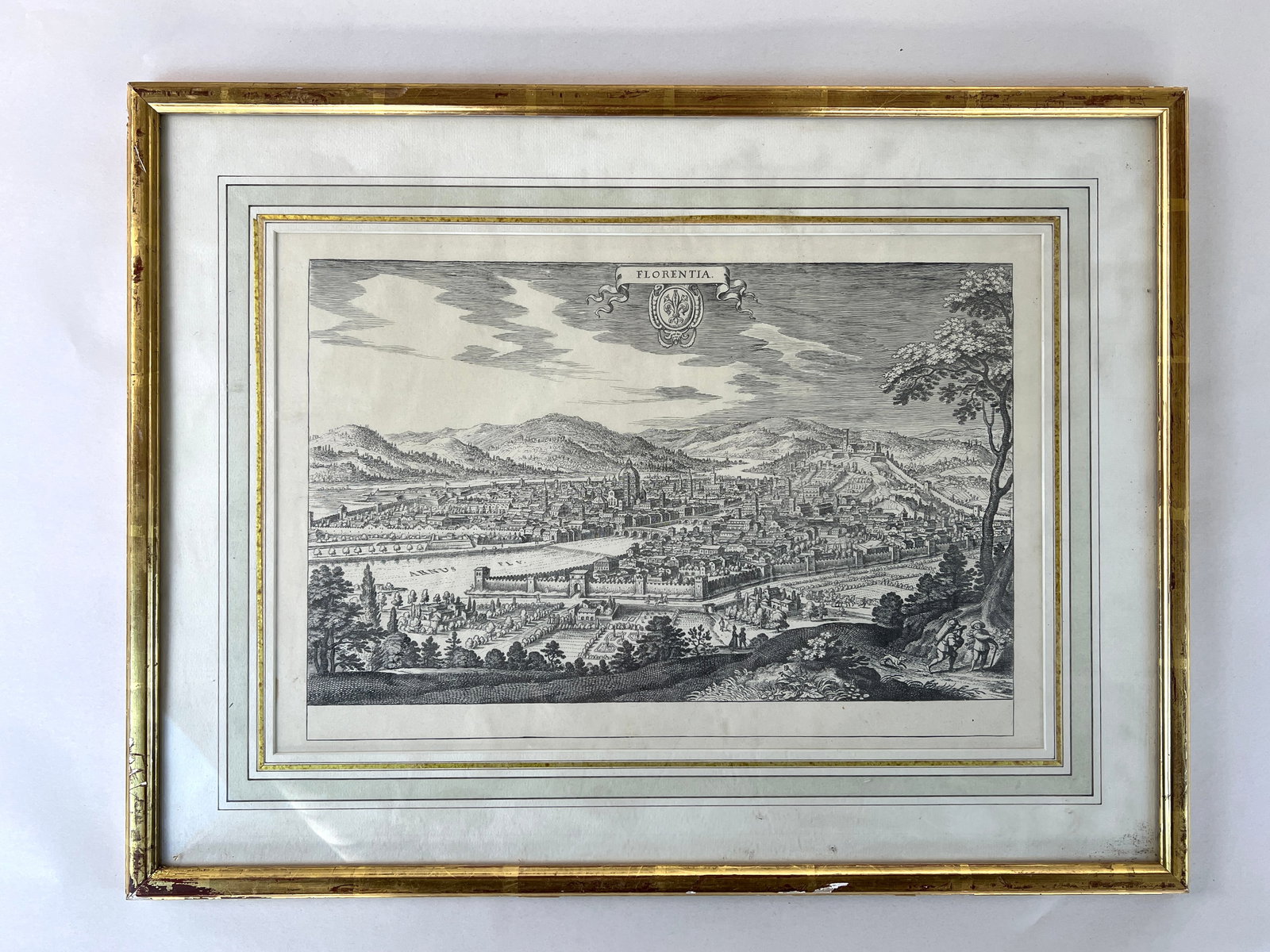 MATTHAEUS MERIAN FLORENCE ETCHING (1 of 6)