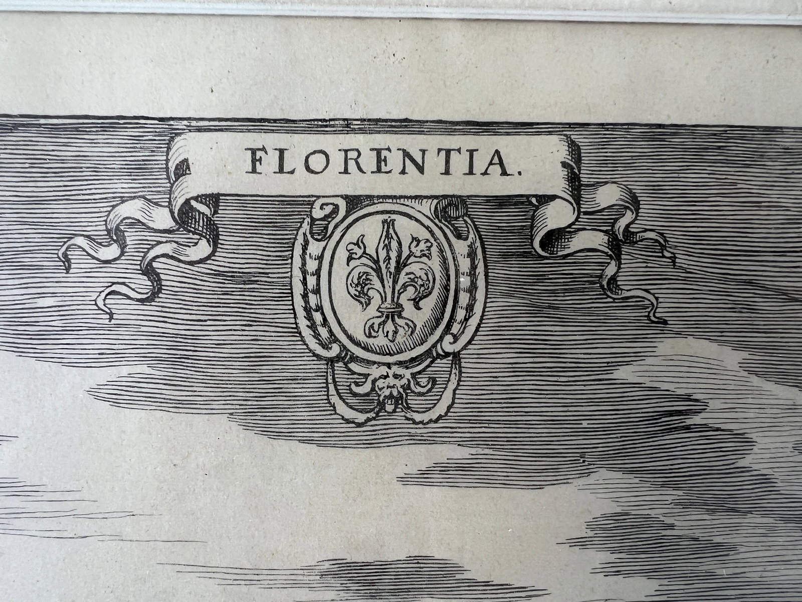 MATTHAEUS MERIAN FLORENCE ETCHING - 3