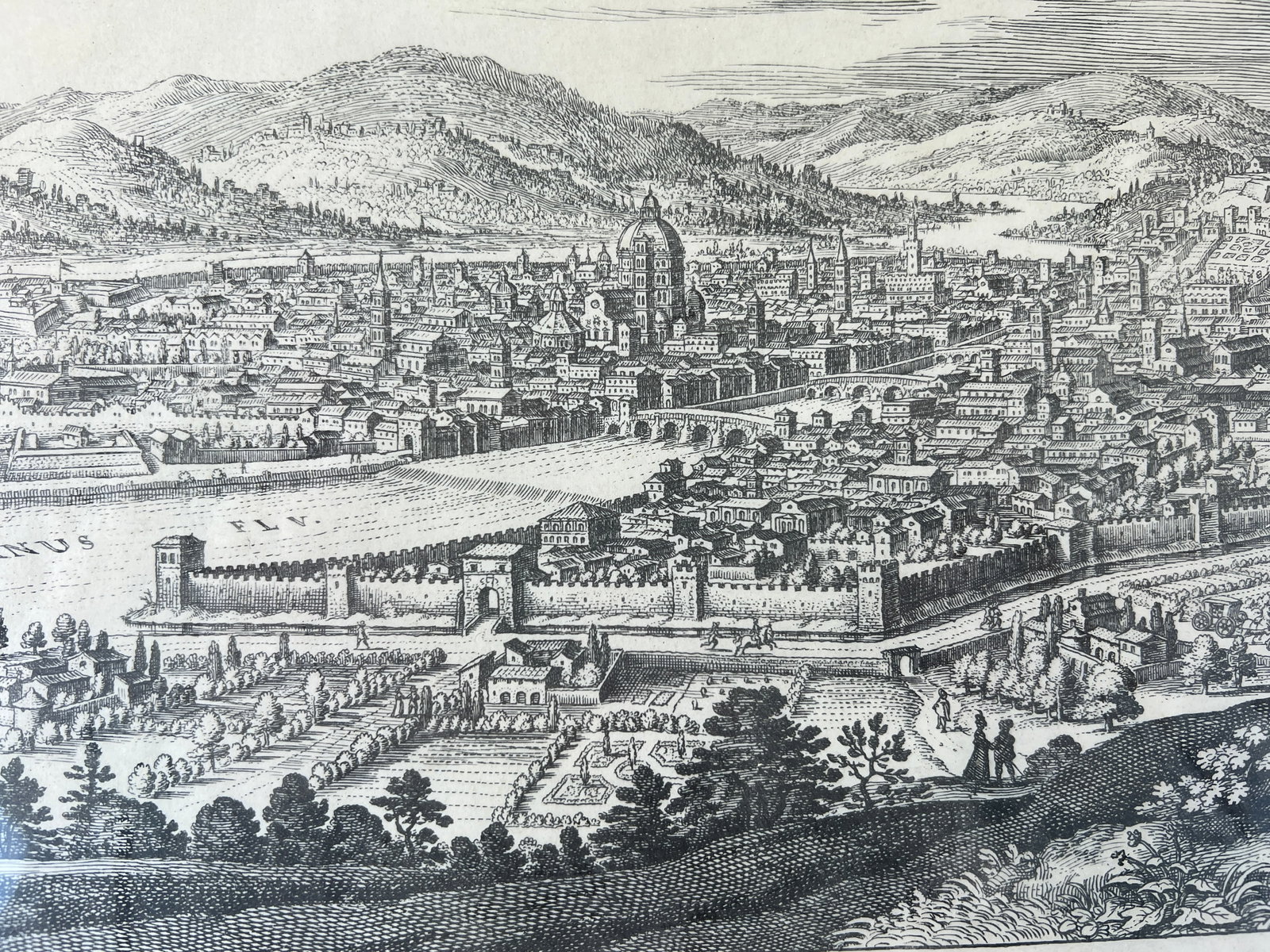 MATTHAEUS MERIAN FLORENCE ETCHING - 5