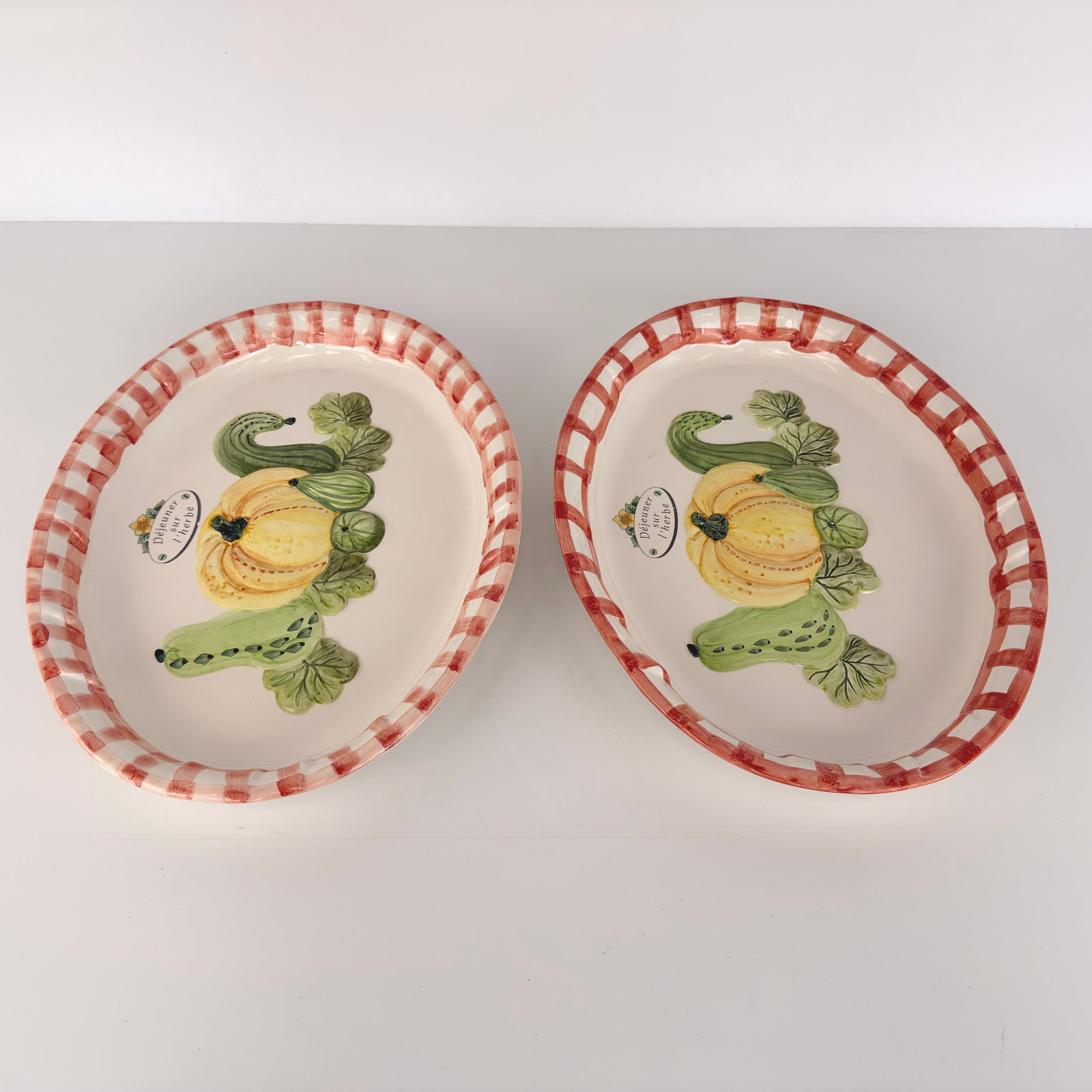 (2) FRENCH CERAMIC PLATES (1 of 6)