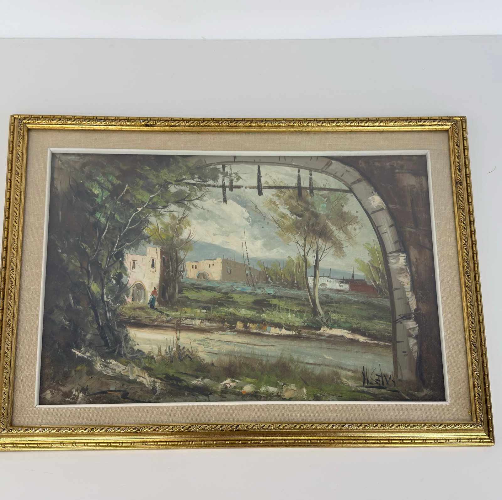 LANSCAPE PAINTING, SIGNED (1 of 6)