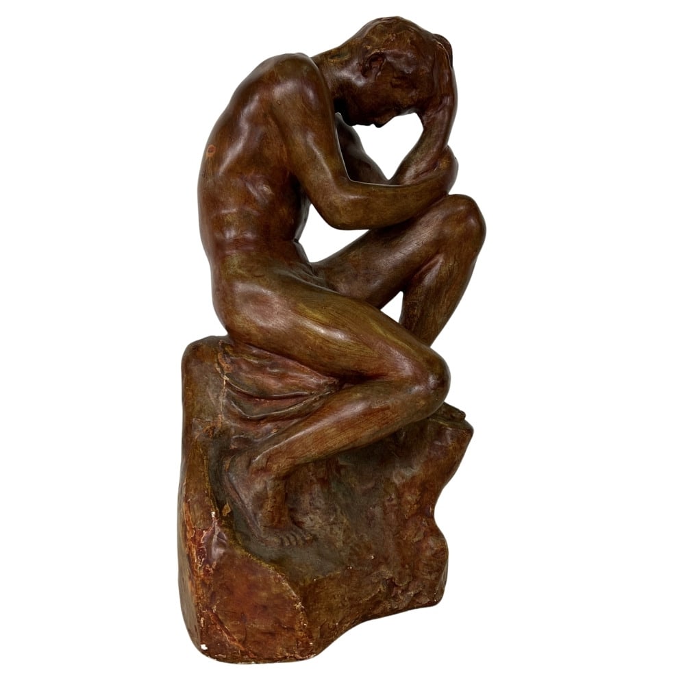 THE THINKER WOOD SCULPTURE (1 of 10)