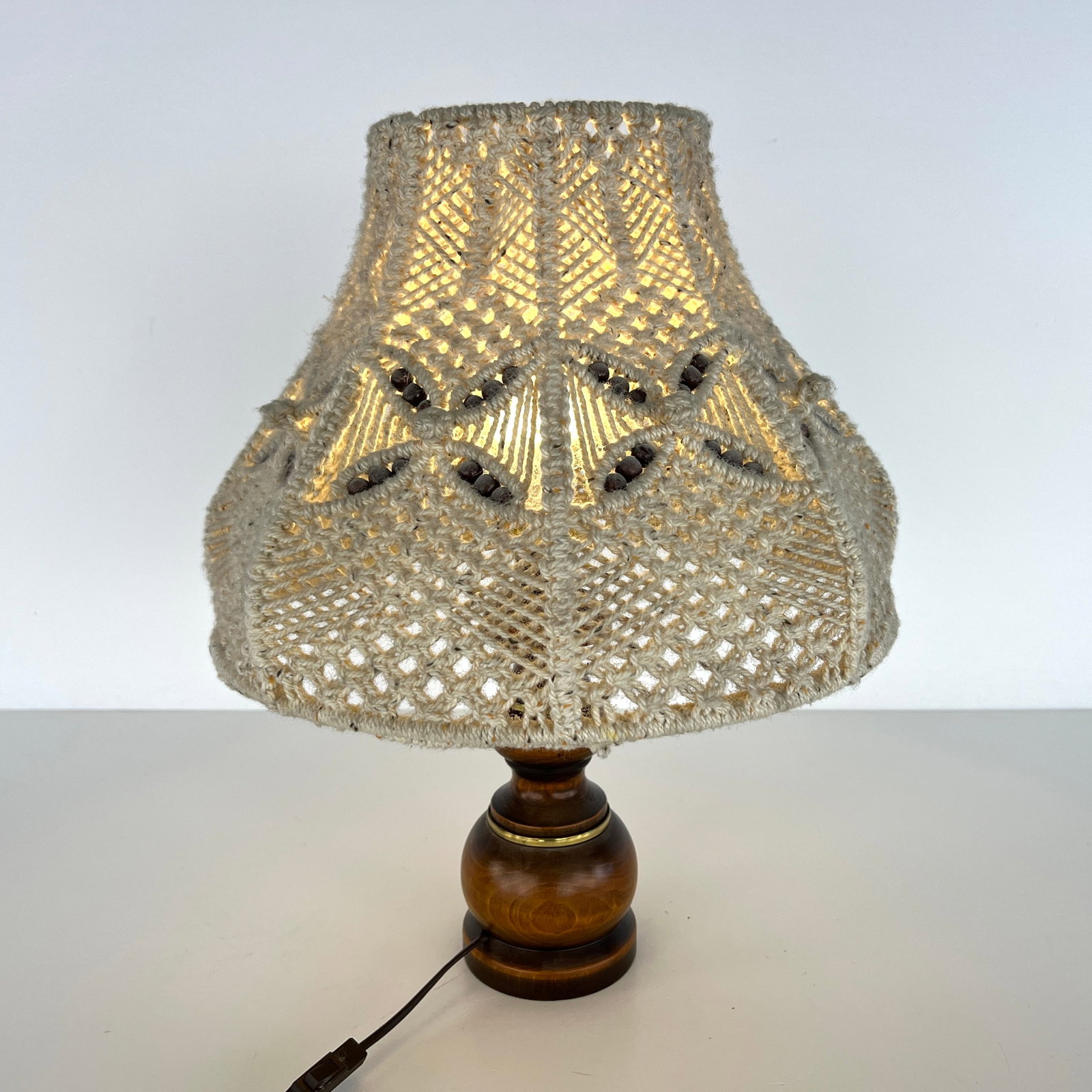 BOHEMIAN MACRAME TABLE LAMP - 2