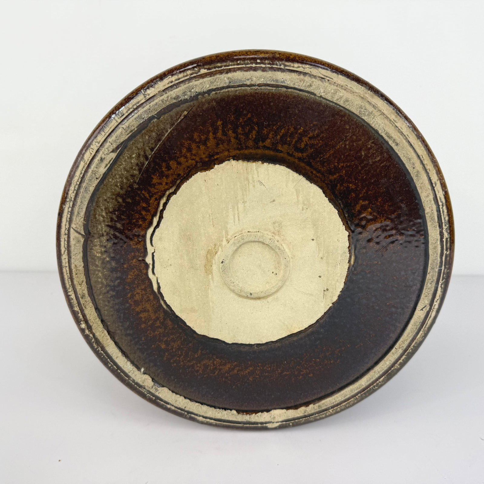 BROWN CERAMIC PLANTER - 6