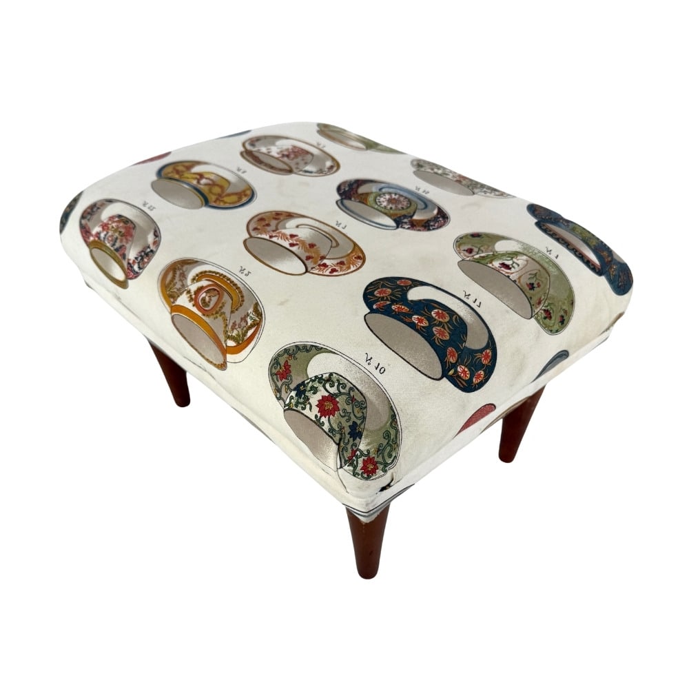 VINTAGE FRENCH FOOT STOOL (1 of 9)