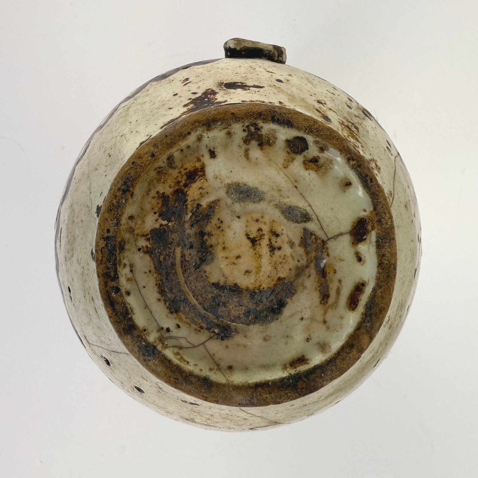 HAND PAINTED CERAMIC JUG - 8