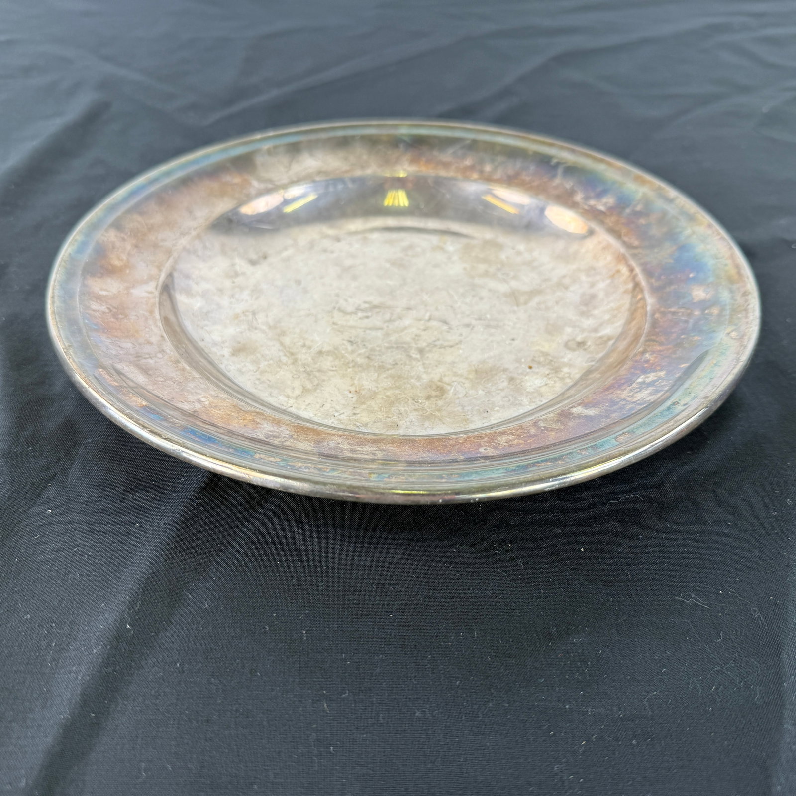 SILVER PLATED SERVING PLATE - 3