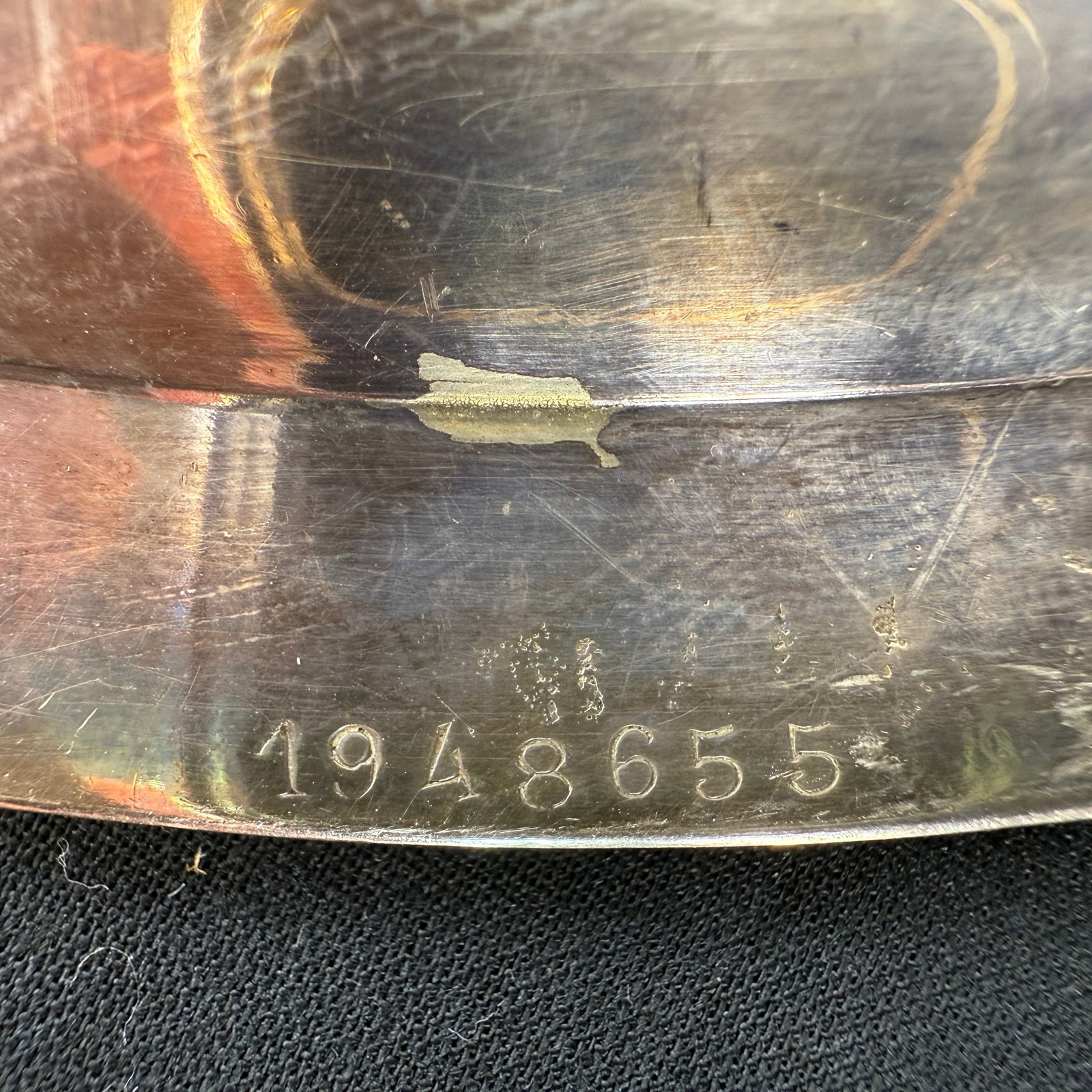 SILVER PLATED SERVING PLATE - 5