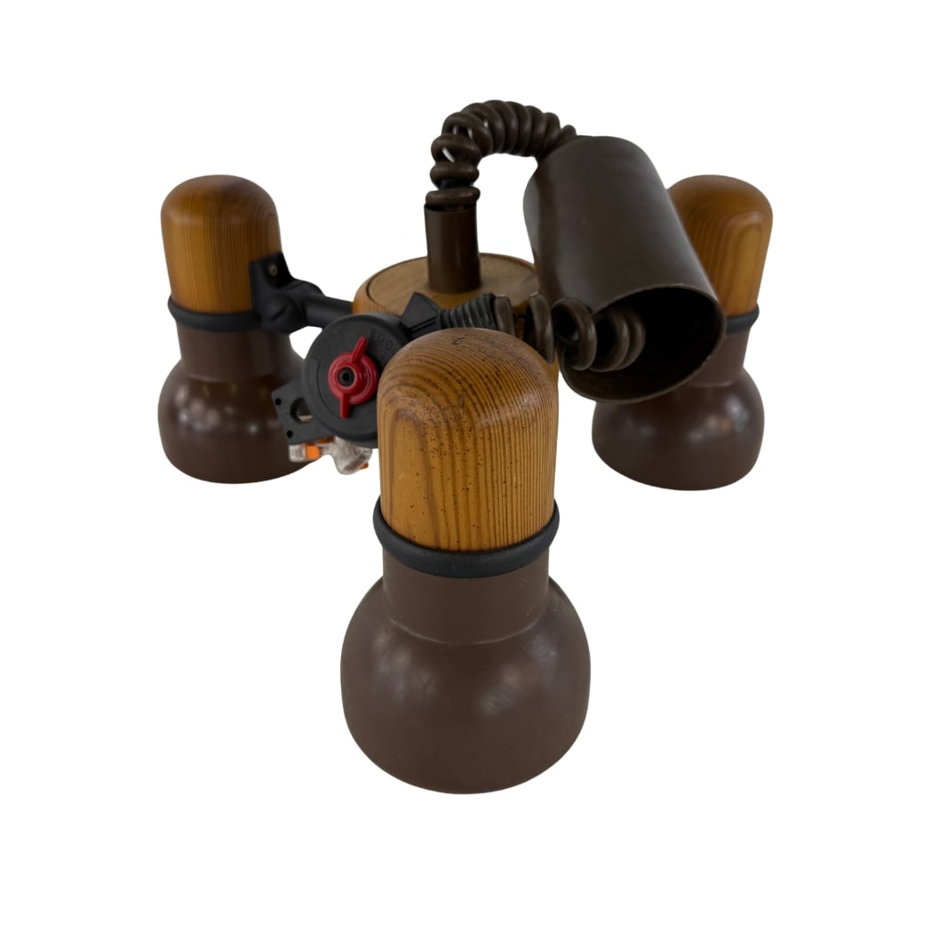 VINTAGE SCANDINAVIAN ADJUSTABLE CEILING LAMP, 1980s (1 of 6)