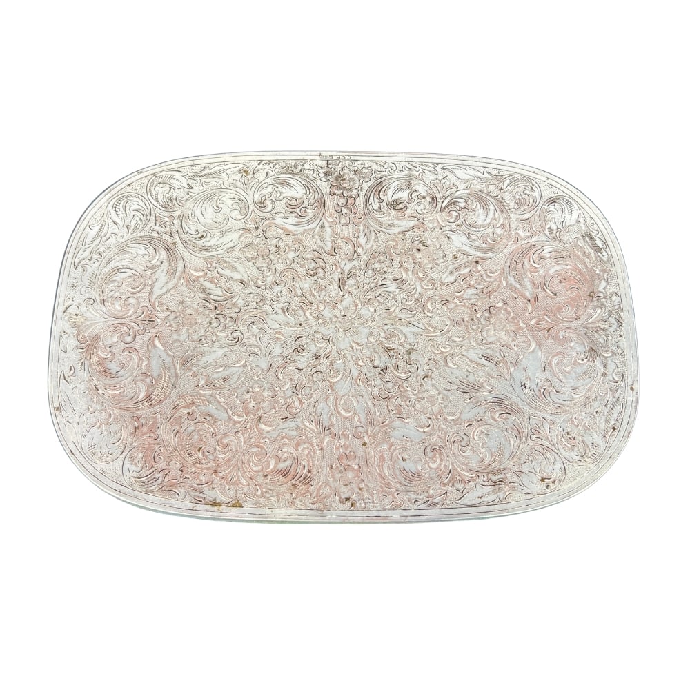 ART DECO SILVER PLATED TABLE MAT, 1940 (1 of 6)