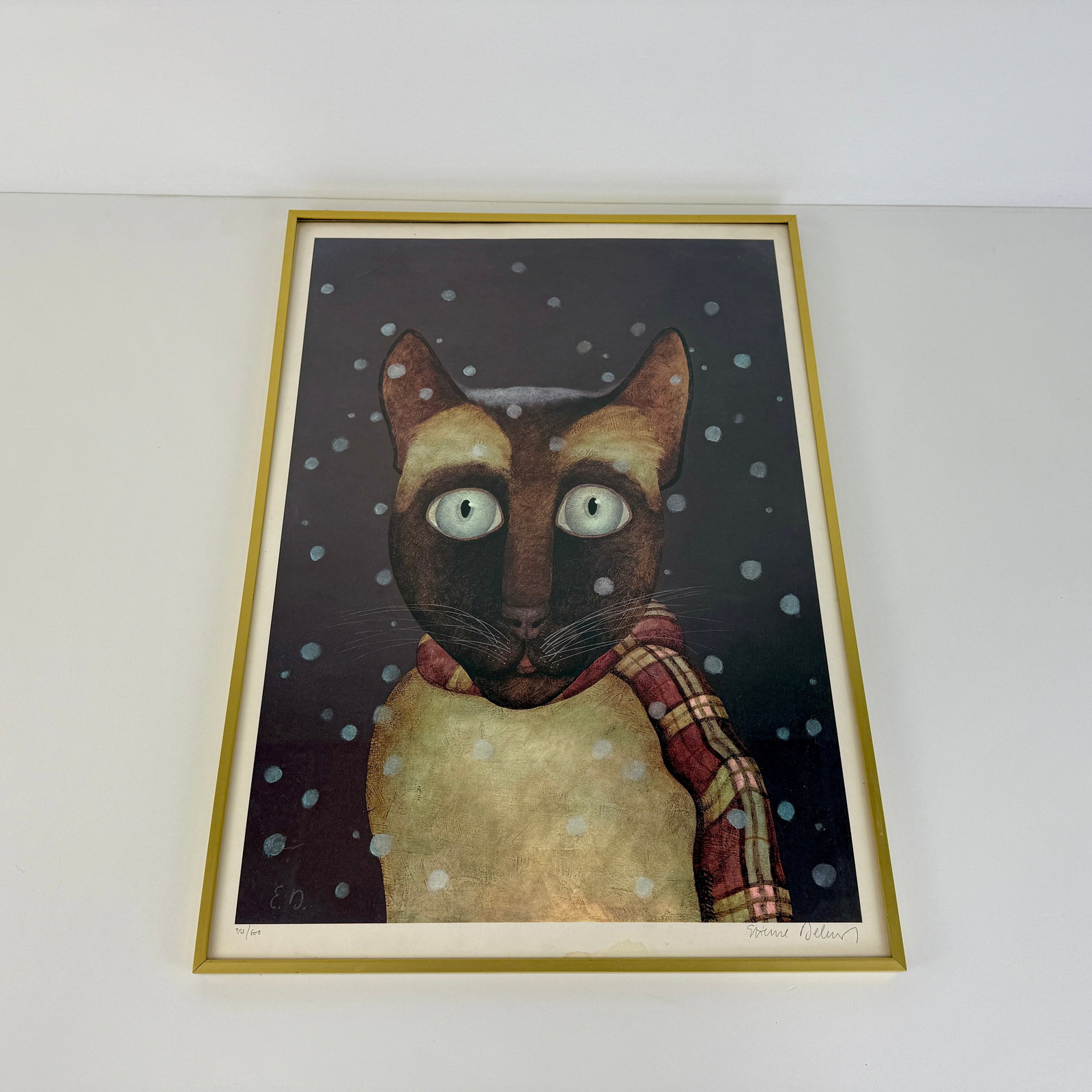 ETIENNE DELESSERT FRAMED ARTWORK - 2