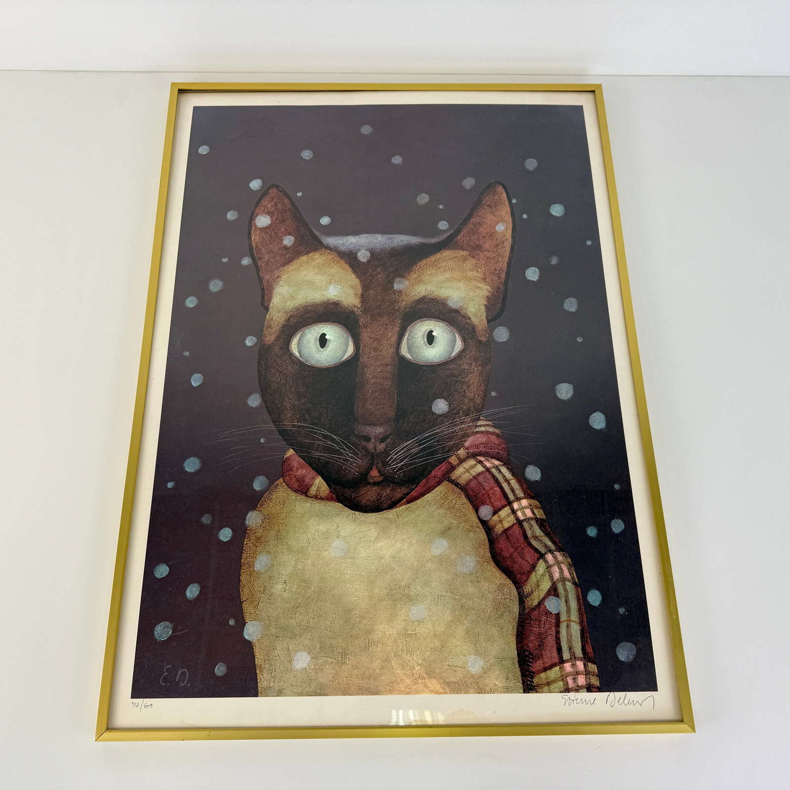 ETIENNE DELESSERT FRAMED ARTWORK - 3