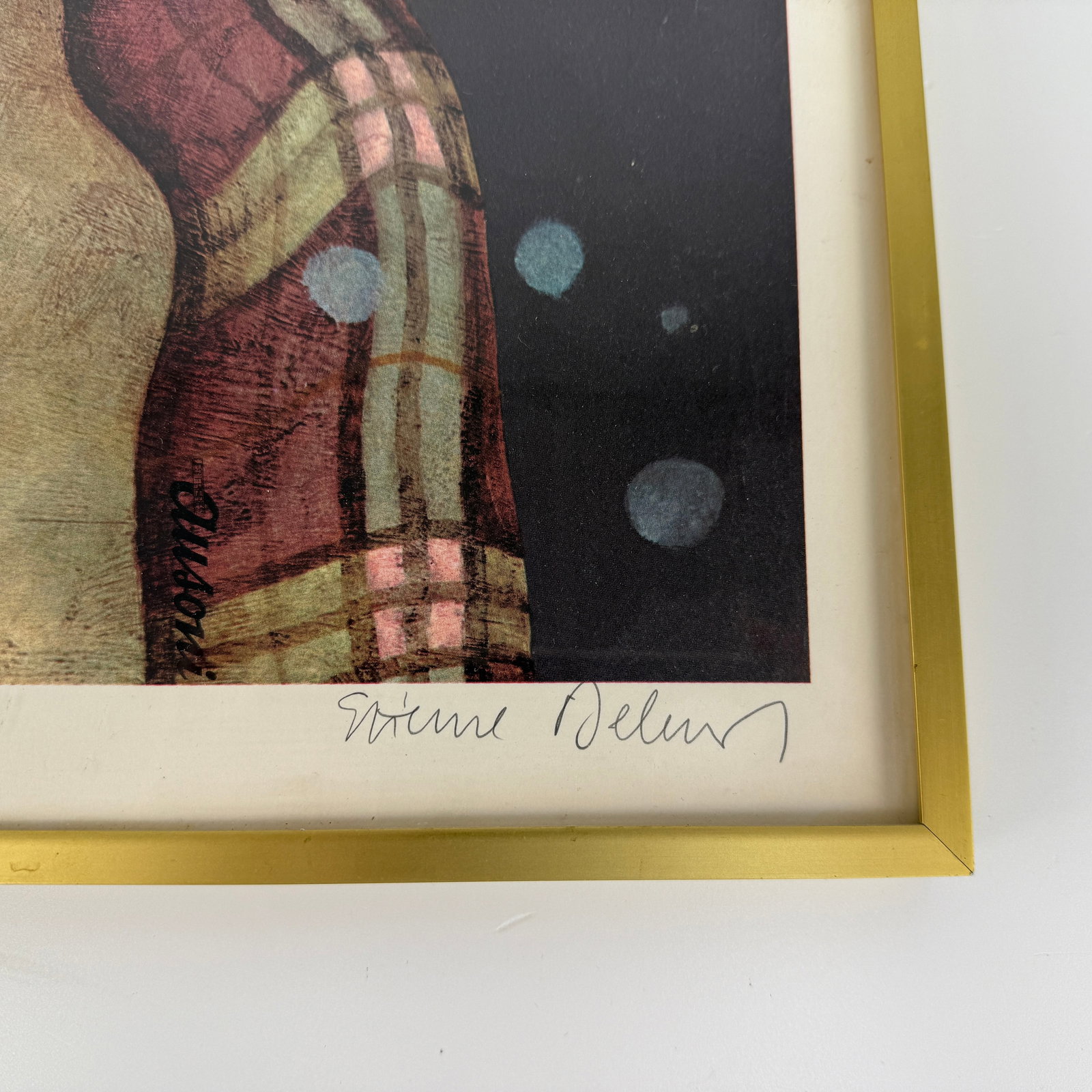 ETIENNE DELESSERT FRAMED ARTWORK - 4