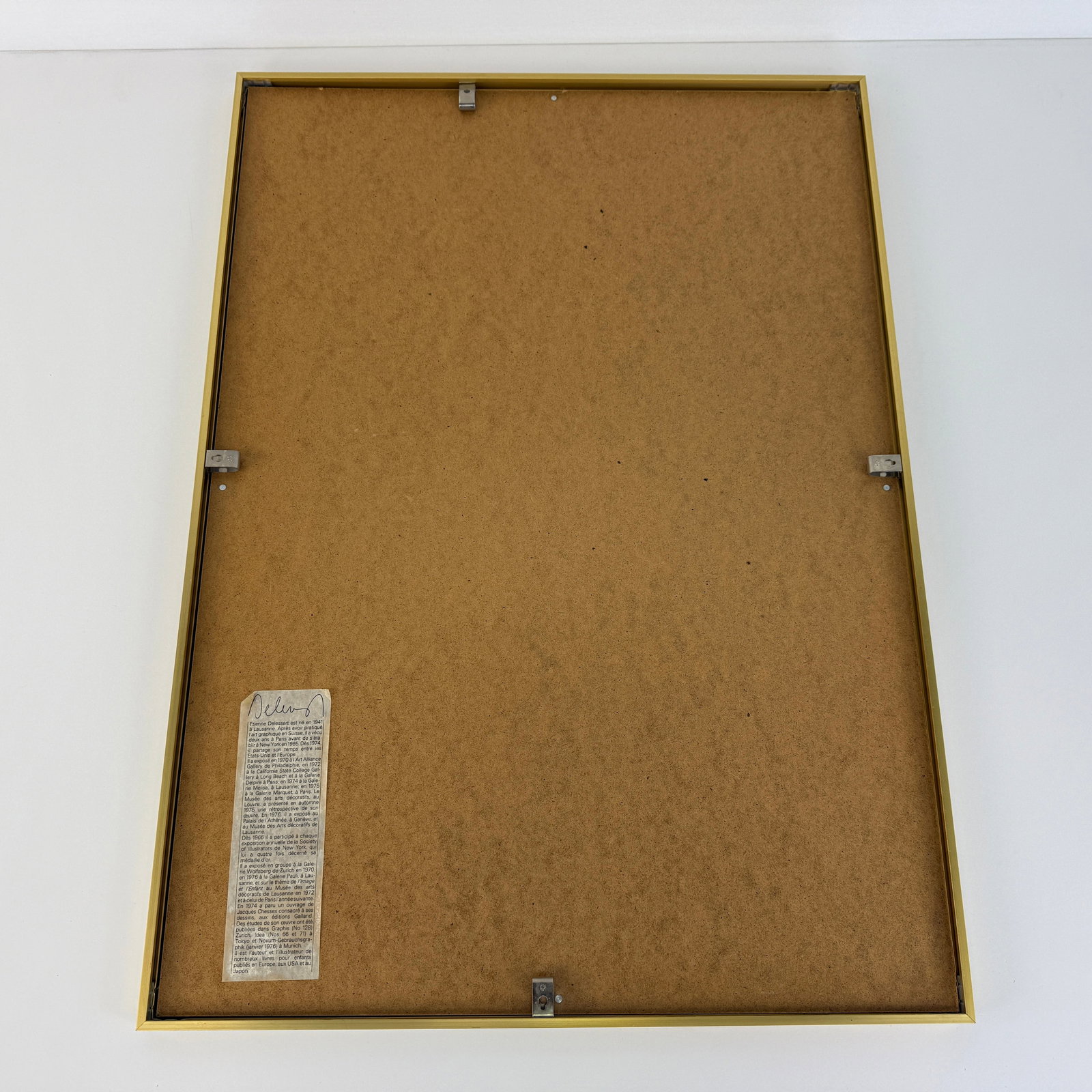 ETIENNE DELESSERT FRAMED ARTWORK - 8