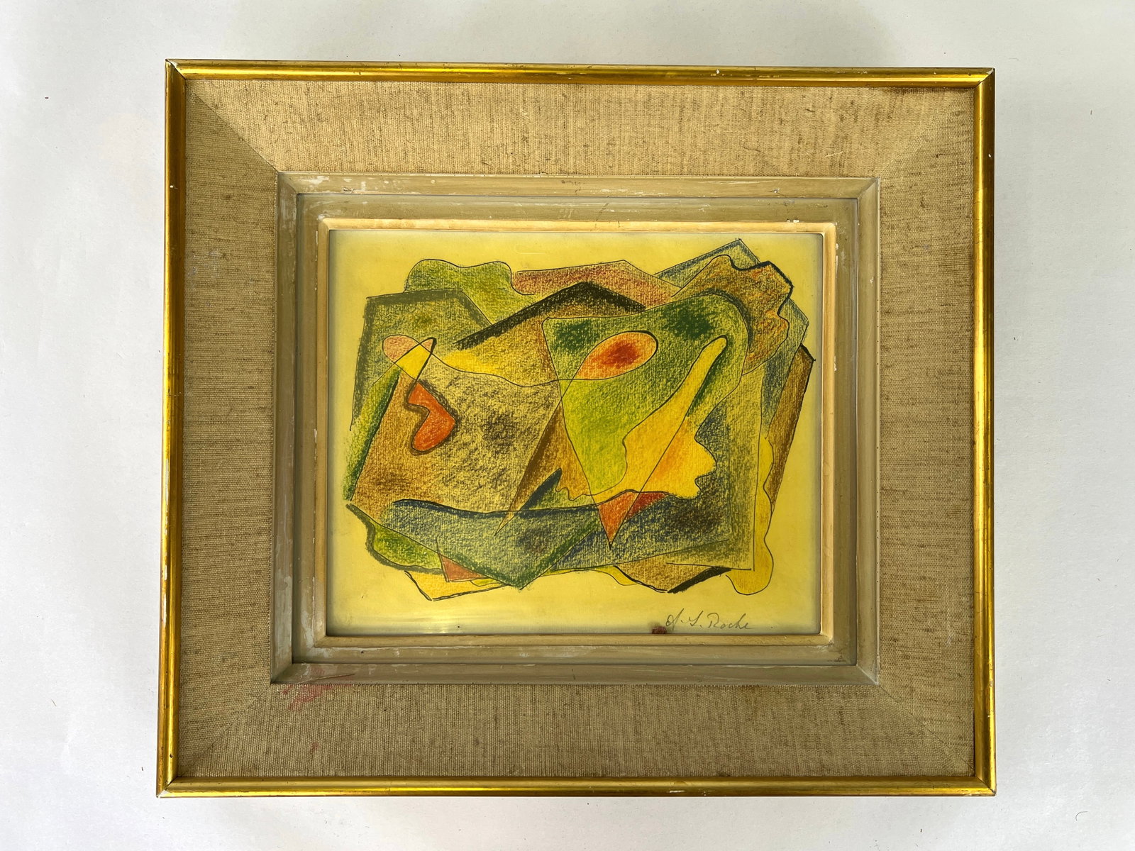 ABSTRACT PAINTING, SIGNED - 2