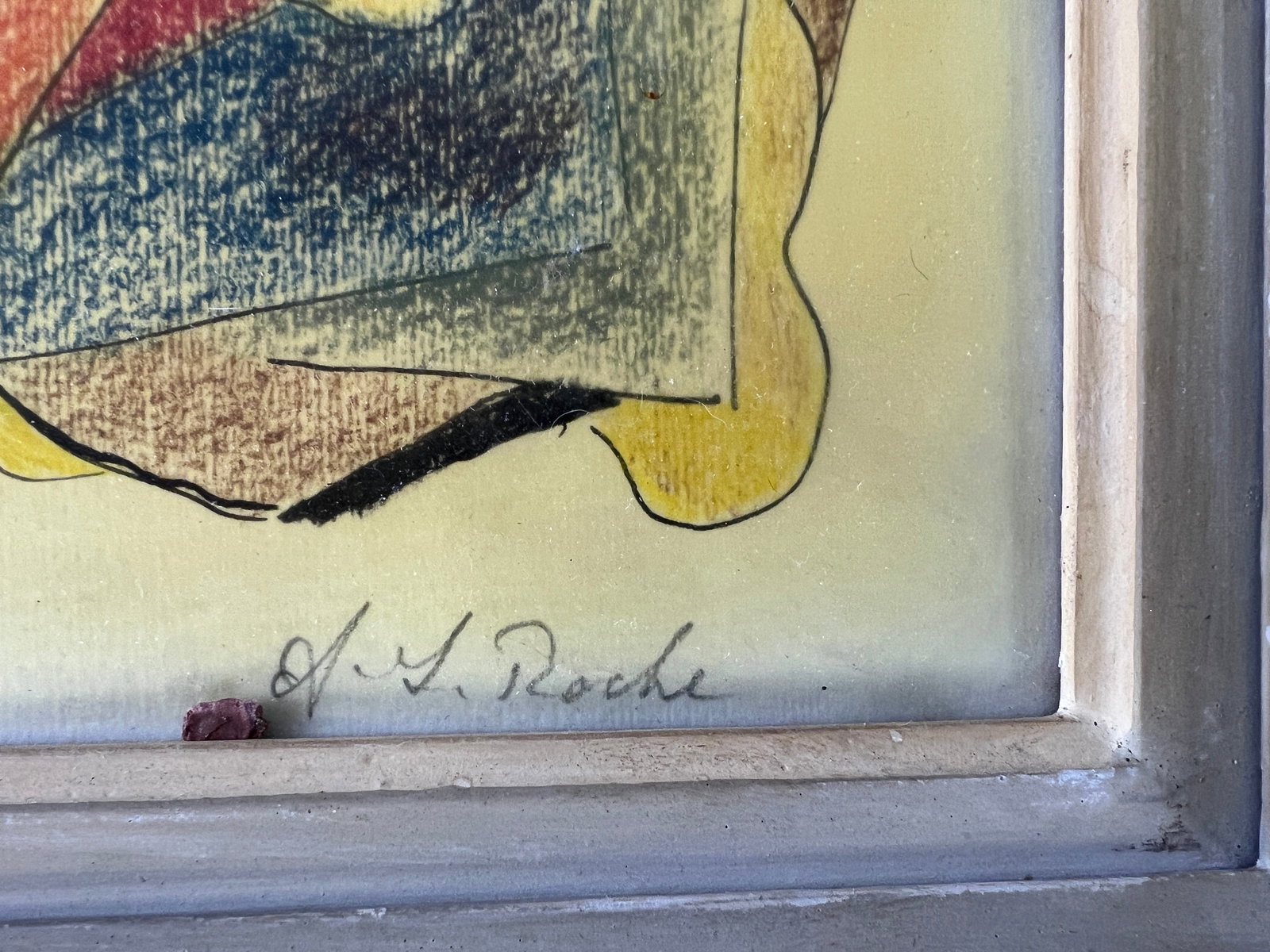 ABSTRACT PAINTING, SIGNED - 3