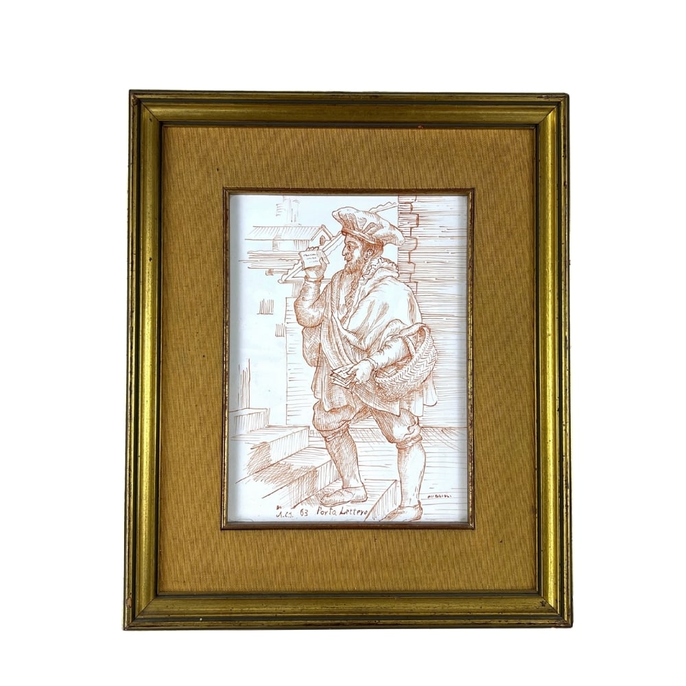 ANNIBALE CARRACCI PORTA LETTERE ETCHING (1 of 6)