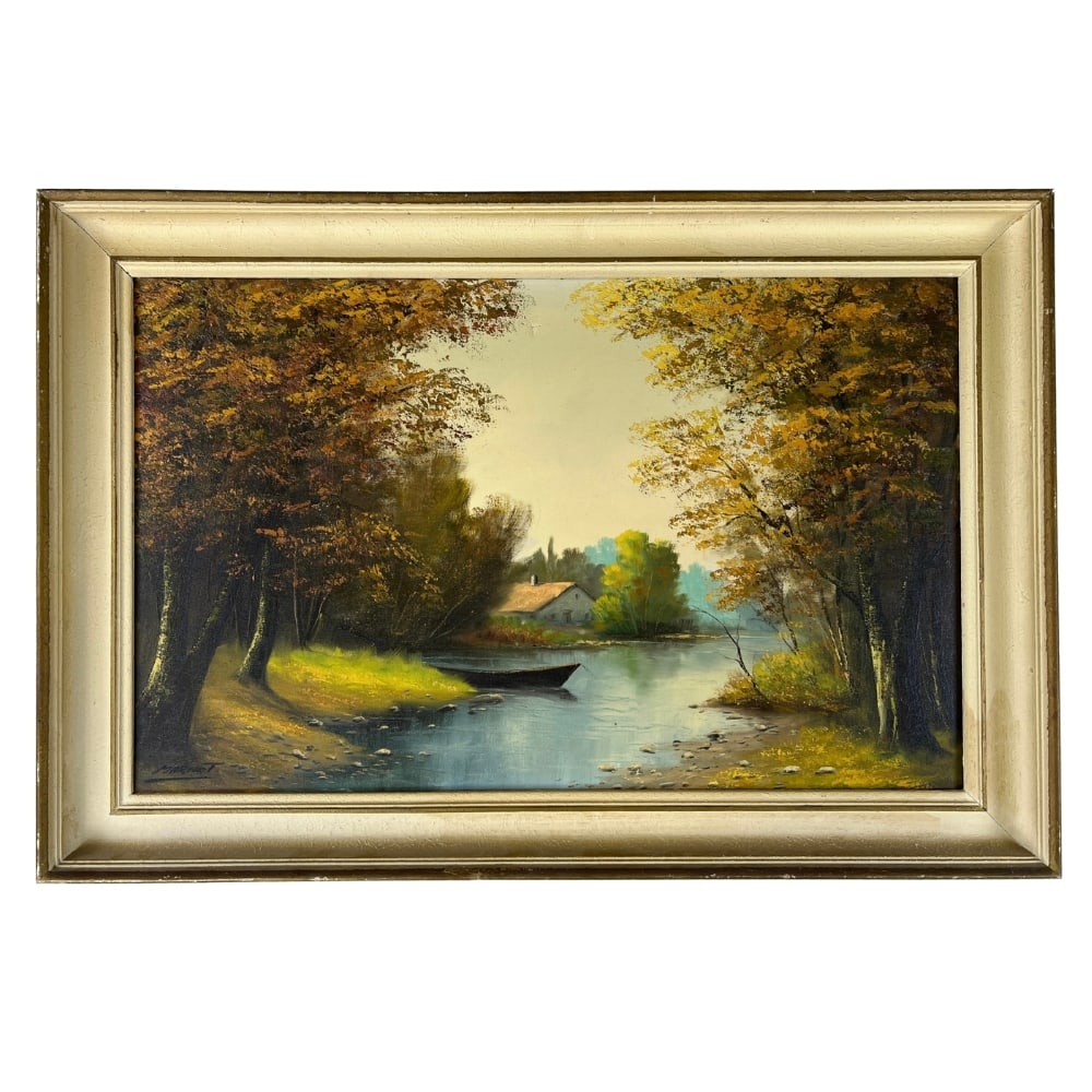 LANDSCAPE OIL ON CANVAS, SIGNED MARMOT (1 of 9)