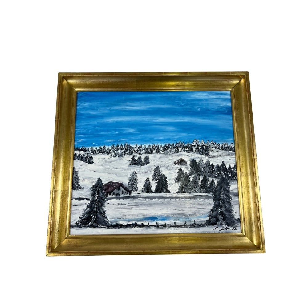 MICHEL JOHN OIL PAINTING, 1982 (1 of 7)