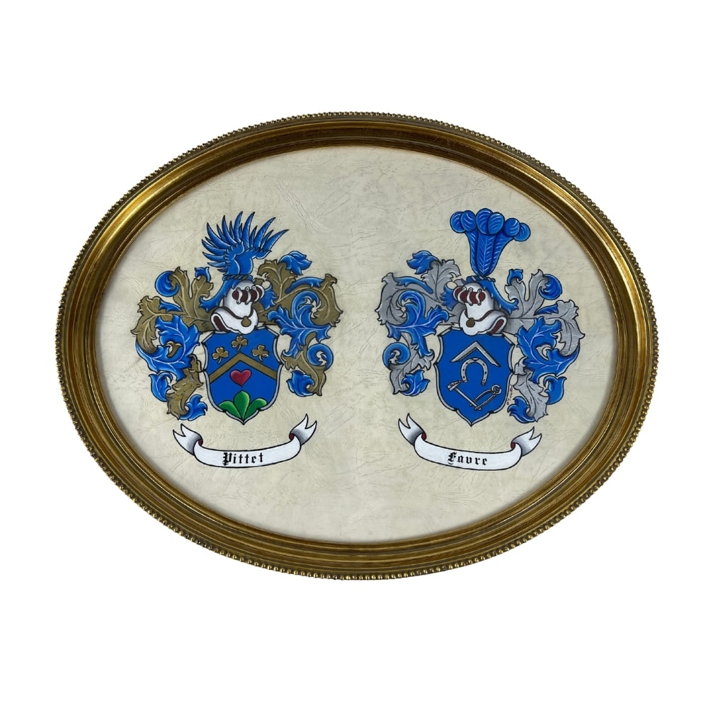 VINTAGE FRAMED COAT OF ARMS (1 of 4)