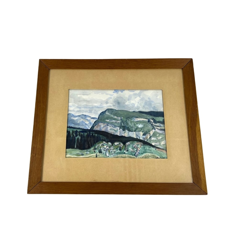 PAYSAGE DE MONTAGNE, A. MAIRET (1 of 6)