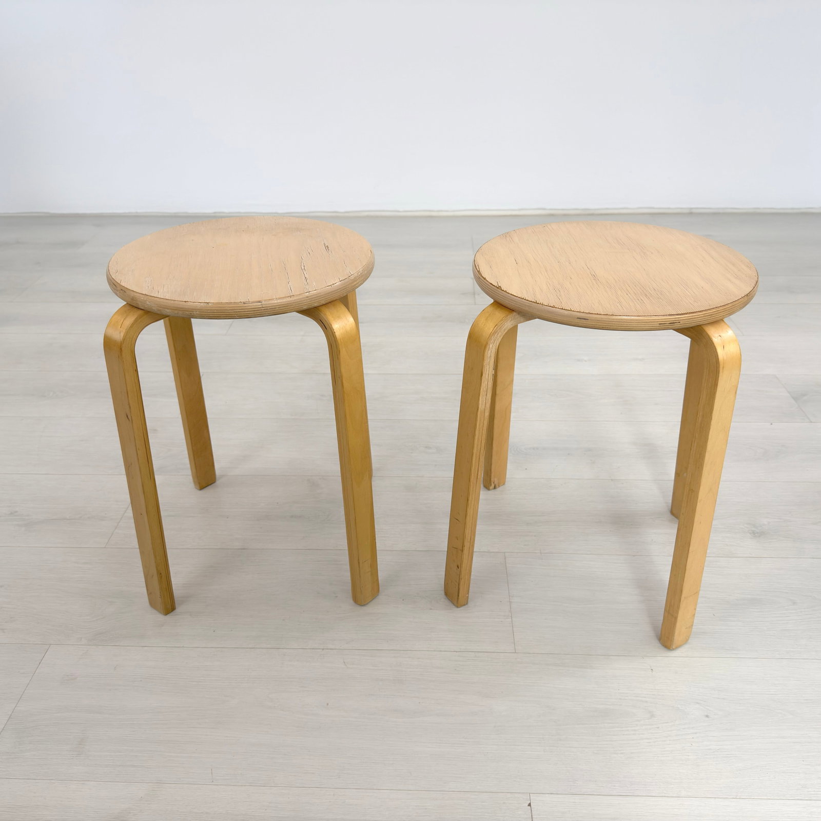 (3) STACKING STOOLS AFTER ALVAR AALTO - 13
