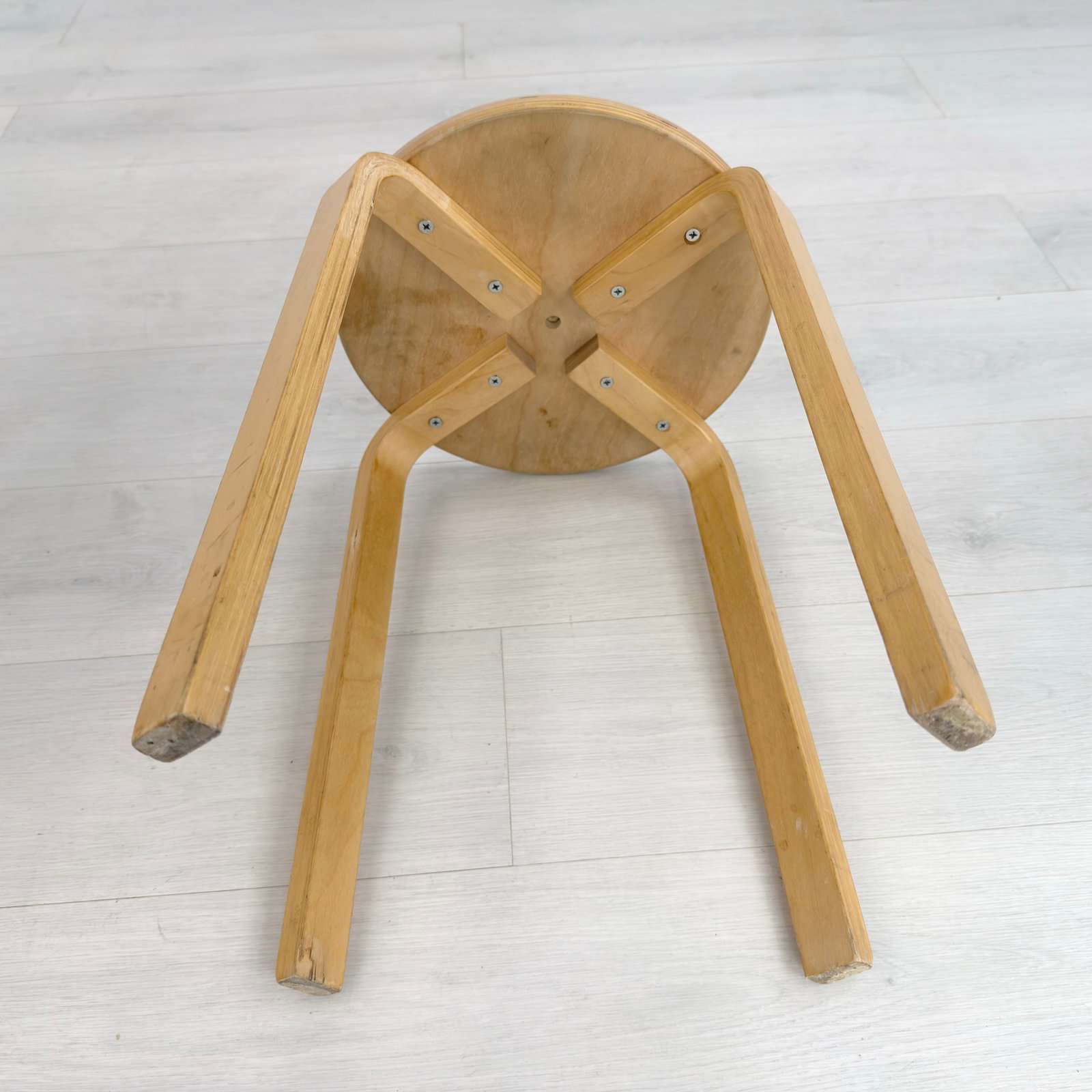 (3) STACKING STOOLS AFTER ALVAR AALTO - 17