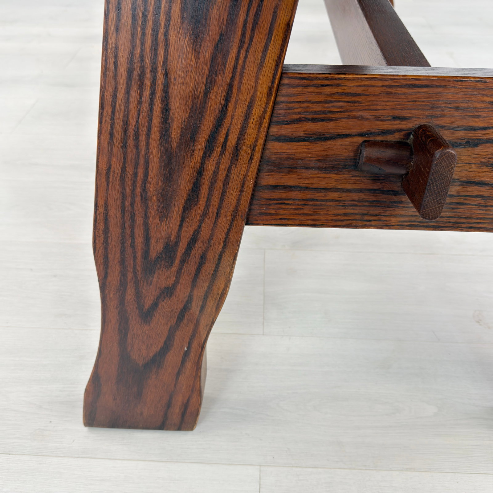 BRUTALIS OAK DINING TABLE - 12