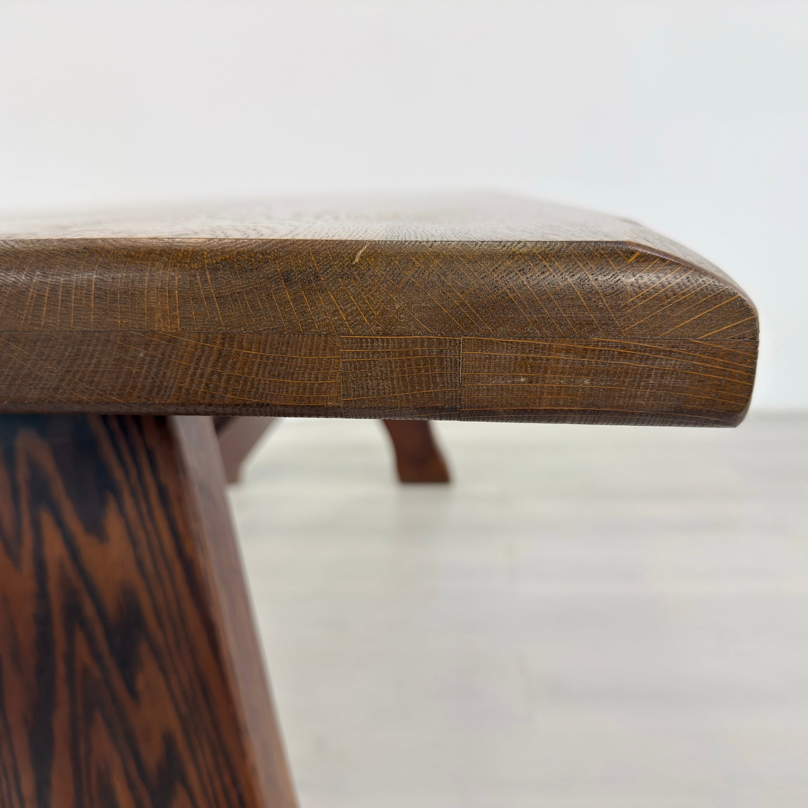 BRUTALIS OAK DINING TABLE - 9