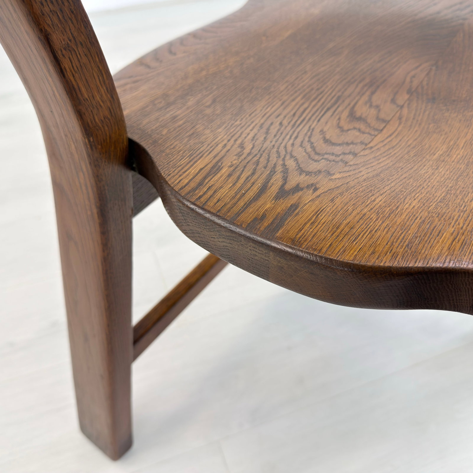 (6) BELGIAN BRUTALIST DINING CHAIRS - 9