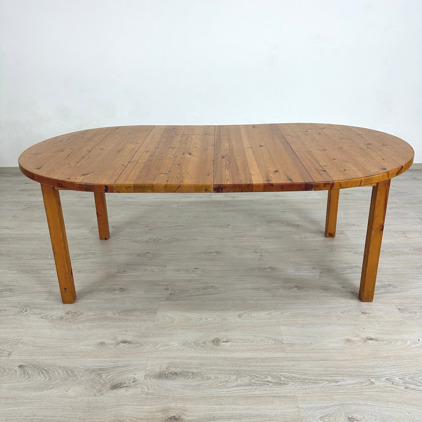 EXTENDABLE DANISH PINE DINING TABLE - 2