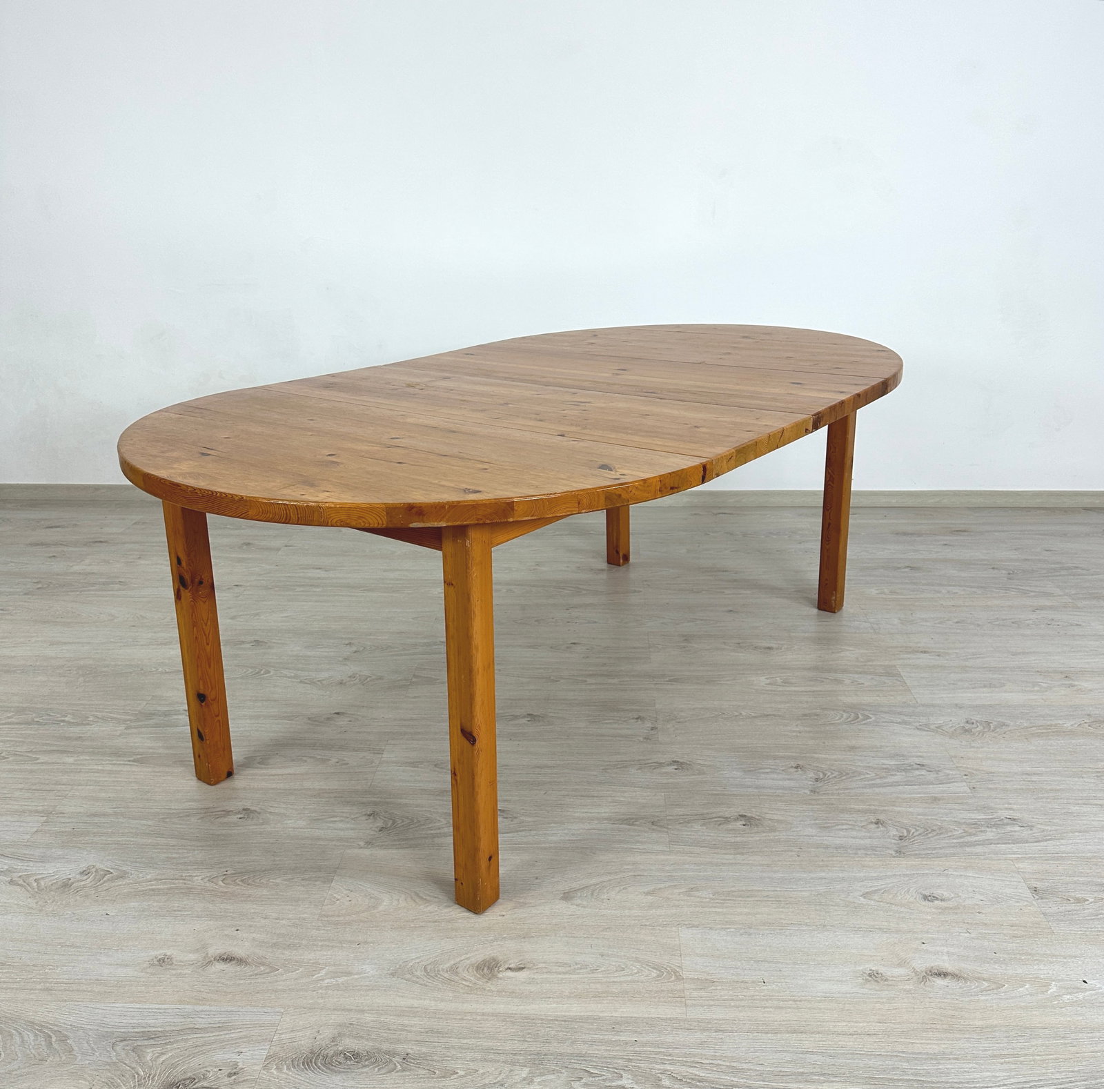 EXTENDABLE DANISH PINE DINING TABLE - 3