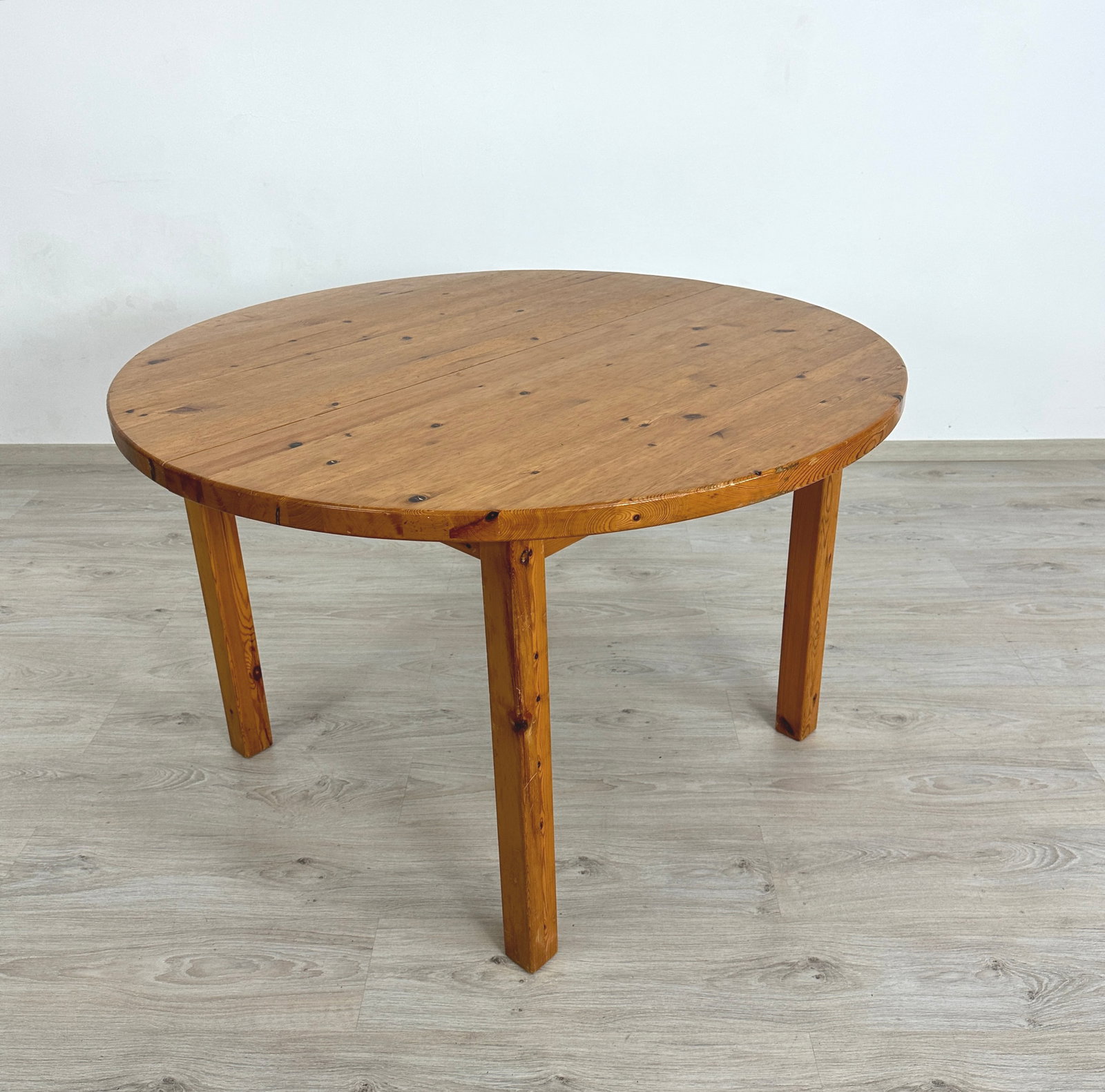 EXTENDABLE DANISH PINE DINING TABLE - 7