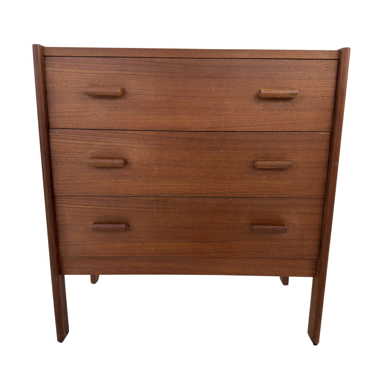 VITRE CHEST OF DRAWERS, 1970s: Dimensions: H 25” x W 23.5” x D 12.5”. Vintage Danish chest of drawers designed by Vitre in the 1970s, 3 drawers.